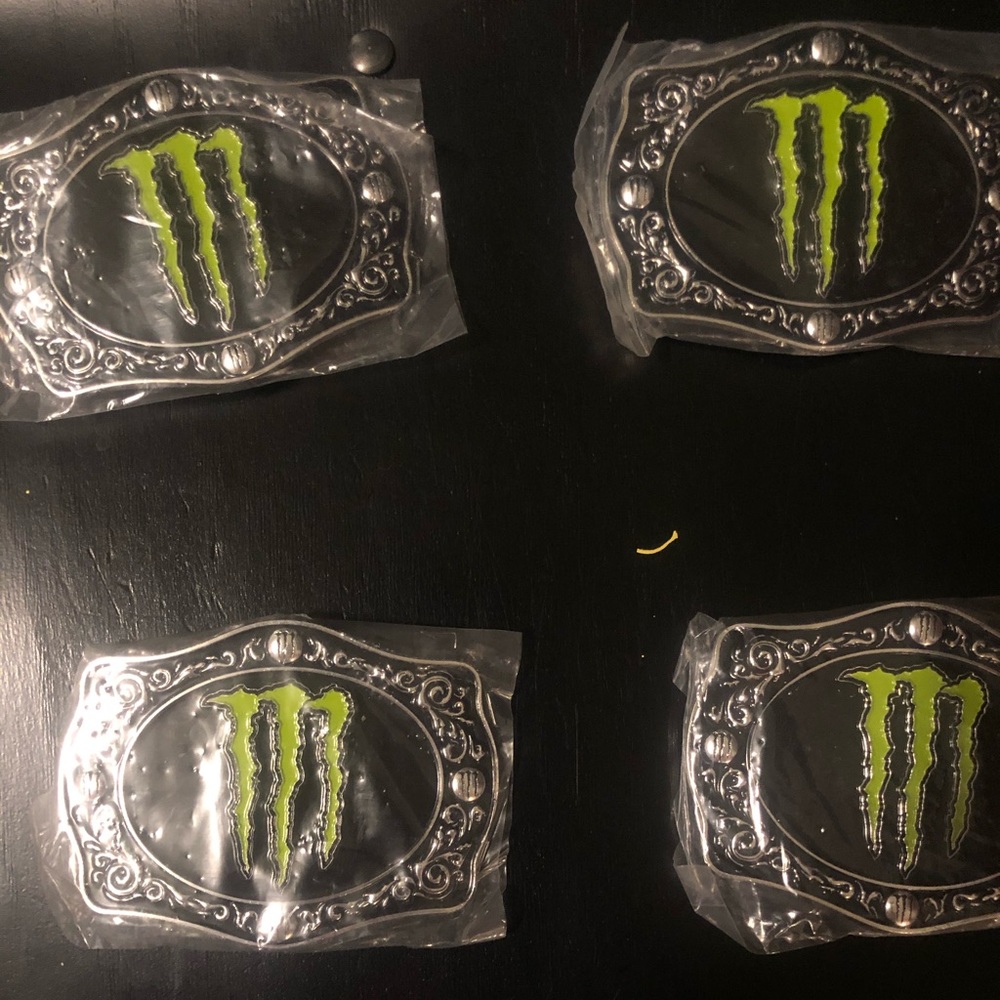 Monster Energy Belt Buckles.